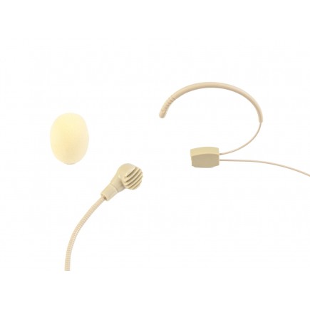 OMNITRONIC UHF-300 Headset Microphone skin-colored